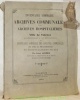 Inventaire sommaire des archives communales et des archives hospitalières de la Ville de Valence antérieures à la Révolution et inventaire sommaire ...