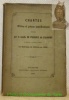 Chartes, Titres et Pièces Justificatives publiées par la famille De Palézieux dit Falconnet en réponse à l’ouvrage intitulé : Le Bailliage de Chillon ...