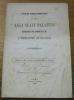 Cenni preliminari intorno agli scavi Palatini intrapresi per ordine di S.M. l’Imperatore de’ Francesi. Estratto dal Bull. dell’ Inst. archeologico.. ...