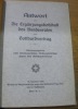 Antwort auf die Ergänzungsbotschaft des Bundesrates zum Gotthardvertrag. Hrsg. vom schweizerischen Aktionskomitee gegen den Gotthardvertrag.. 
