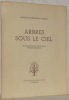 Arbres sous le ciel. 28 lithographies originales de René Berthoud.. Marguerat-Benoit, Monique.