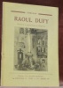 Raoul Dufy. Illustré de 32 reproductions en héliogravure. Collection “Les Artistes Nouveaux”.. RENE-JEAN.