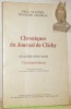 Chroniques du Journal de Clichy. Correspondance Claudel-Fontaine. Textes établis et annotés par François Morlot et Jean Touzot. Centre de Recherches ...