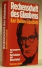 Rechenschaft des Glaubens. Karl Rahner-Lesebuch. Hrsg. von Karl Lehmann und Albert Raffelt.. RAHNER, Karl.