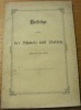 Verträge zwischen der Schweiz und Italien. Vom 22. Juli 1868.. 
