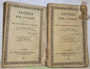 Lettres sur l’Italie, considérée sous le rapport de la religion. En 2 volumes.. JOUX, Pierre de.