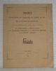Projet d’association des compagnies de chemins de fer de la Suisse occidentale pour l’exploitation des lignes de l’Ouest-Suisse, du Franco-Suisse et ...