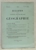 Bulletin de la Société Neuchâteloise de Géographie. Tome LII. Fascicule 2. 1960. Nouvelle Série n° 12. 75e anniversaire, 1885 - 1960. Avant-propos. De ...