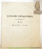 Zürcherische Hülfsgesellschaft. Nr. IX. Neujahr 1809.. 