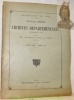 Département du Jura. Inventaire sommaire des Archives Départementales antérieures à 1790. Archives Civiles. Séries C. D. E.. Rousset, MM. - Juncat. - ...