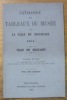 Catalogue des tableaux du musée de la ville de Neuchâtel. 1884. Dixième édition. Collection “Palais Des Beaux-Arts”.. 