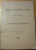 Conférence internationale de la Paix de La Haye. Conventions et déclarations du 29 juillet 1899.. 
