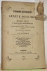 Etrennes historiques de Genève pour 1858. Mélanges inédits d’histoire nationale publiés sous les auspices de la Section des Sciences morales et ...