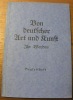Von deutscher Art und Kunst. Ihr Werden.Eine Auswahl f&uuml;r die Oberstufe insbesondere f&uuml;r die Obersekunda. Begleitheft.. HEIBGES, St.  PFENNINGS, A.