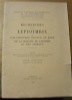 Recherches sur les Leptothrix du type Leptothrix Buccalis. Ch. Robin. de la bouche de l’homme et des animaux.“Institut d’Hygiène Expérimentale et de ...