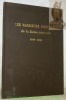 Les Marques Postales de la Suisse Romande, 1690 - 1850.2me tirage revu et complété.Avec le “Supplément. Marques découvertes de 1956 à 1975”.. LINIGER, ...