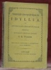 Idyllia. Ad optimorum librorum fidem recensuit notasque criticas adiecit C.H. Weise.. THEOCRITI.