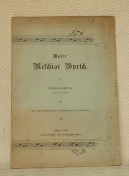 Maler MELCHIOR WURSCH. Mit einer Lichtdrucktafeln.. Amberg, Johannes.