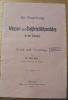 Die Neuordnung des Wasser- und Elektrizitätsrechtes in der Schweiz. Kritik und Vorschläge.. KLÖTI, Emil.