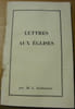 Lettres aux &eacute;glises.. ANDREASEN, M. L.