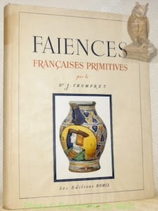 Les faïences françaises primitives d’après les apothicaireries hospitalières. Préface de Hans Haug, conservateur des Musées de Strasbourg. Avec 8 reproductions en couleurs et 220 reproductions monochromes.