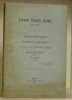 Johann Martin Usteri 1763-1827. Diss.. NÄGELI, Albert.
