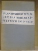 Filharmonicky spolek Beseda Brnenska V letech 1911-1930.. 