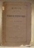 Manuel théorique et pratique de l’application de la méthode des moindres carrés au calcul des observations.. RITTER, Elie.