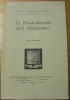 Le pseudo-Barnabé est-il Millénariste. Analecta Lovaniensia Biblica et Orientalia.. HERMANS, Albert.