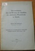 Untersuchungen über die Wirkung der Sandfilter des städtischen Wasserwerks in Zürich. S.A. aus Nat. Gesellschaft in Zürich.. BERTSCHINGER, Alfred.