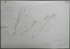 Commune de Pont Veveyse et Bessences. Plan d’ensemble. Levé par Louis Genoud.Carte topographique 5.000. Format 1mx70cm.. 
