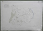 Gemeinden Brünisried und Zumholz Übersichtsplan von Arnold Gapany. Topographische Karte 5.000. Format 1m70cm.. 