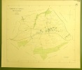 Commune de Grolley. Plan d’ensemble. Levé par Aug. winkler.Carte topographique 5.000. Format  77x66cm.. 