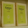 Cahiers. I à VII. 2 volumes. . MARTIN, Marietta.