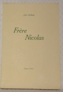 Frère Nicolas.. BAILLODS, Jules.