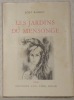 Les jardins du mensonge. Poèmes.. BARBEY, José.