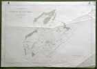 Commune de Fiaugères. Plan d’ensemble. Levé par L. Genoud. Carte topographique 5:000. Format 99.5x79cm .. 