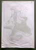 Gemeinde  Plasselb. Übersichtsplan. Topographische Karte von L. Genoud. 5:000  Format 100x70cm.. 