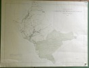 Commune de Montagny-la-Ville. Plan d’ensemble.  Levé par J. Ansermot  Carte topographique 5:000. Format 70x100cm.. 