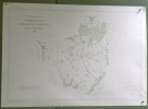 Commune de Gillarens - Chapelle. Plan d’ensemble.  Levé par J. Ansermot  Carte topographique 5:000. Format 100x70cm.. 