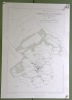Commune de Gletterens. Plan d’ensemble.  Levé par J. Ansermot  Carte topographique 5:000. Format 50x70cm.. 