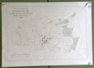 Commune de Farvagny-le-Petit Plan d’ensemble.  Levé par E. Pochon. Carte topographique 5:000. Format 50x70cm.. 