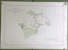 Commune de Chésalles. Plan d’ensemble.  Levé par Paul Joye. Carte topographique 5:000. Format 50x70cm.. 