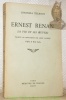 Ernest Renan, sa vie et ses oeuvres. Traduit du hollandais par Louis Laurent. Préface de René Lalou.. TIELROOY, Johannes.