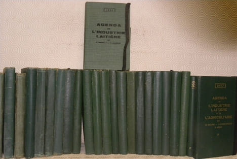 Agenda de l’Industie Laitière. 1930 (18e année) à 1957. Manque les années 1936-1942-1954 et 1956.. Badoux, F. - Chardonnens, J. Massy, H.