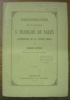 Recherches sur un ouvrage de S. François de Sales (L’étendard de la Sainte Croix).. RITTER, Eugène.