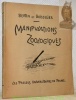 Manipulations zoologiques. A l’usage du P. C. N., des Ecoles Normales et des Candidats au Brevet supérieur et au Professorat des Ecoles Normales. ...