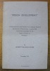 Speech Development. A thesis presented to the Faculty of the Graduate School of the University of Pennsylvania.. BALDWIN MOYER, Herbert.