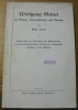 WOLFGANG MENZEL als Dichter, Literarhistoriker und Kritiker. Diss.. Jenal, Emil.
