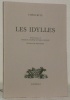 Les idylles. Version française de Maurice Chappaz et Eric Genevay complétée et corriée. Dessins de Palézieux.. THEOCRITE.